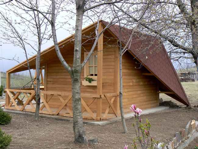 Abri de jardin en bois CHAMONIX 31m2