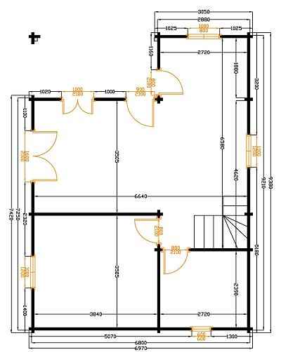 plan  rdc chalet elegance