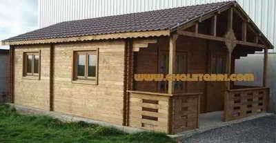 Wooden chalet Elena (living space 42m2?)