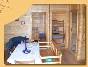 chalet bois kit séjour