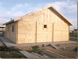 Chalet de vacances BYALA Surface totale environ 68m�/madrier massif 109mm