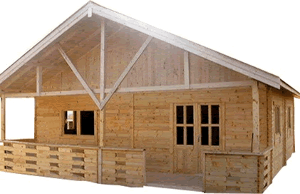 maison en bois en kit de 30m2