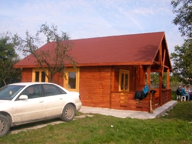 Chalet bois kit ATHOPOL 59.5m�// PAROIS DOUBLE  de 180mm 