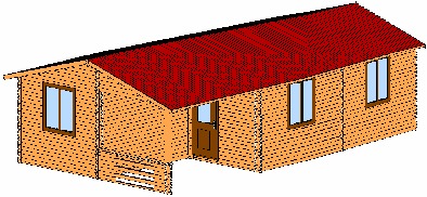 Chalet CHIRPAN environ 45m� // DOUBLES PAROIS