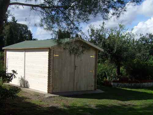 garage en bois PLUS