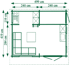 plan abri bois en kit