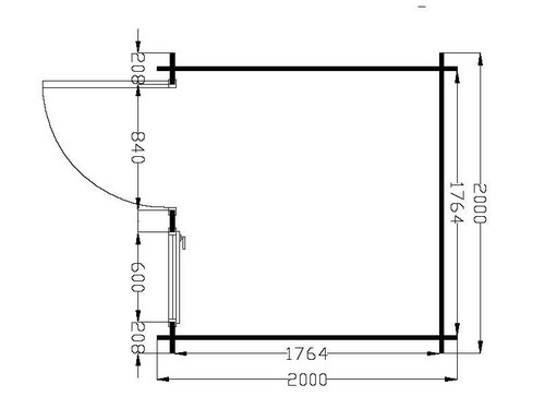 plan cabane de jardin bois en kit