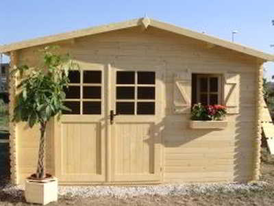 abri de jardin en bois style losir