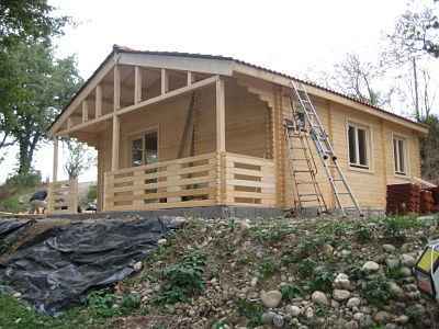 Wood  house kit ATHOPOL 59.50m2