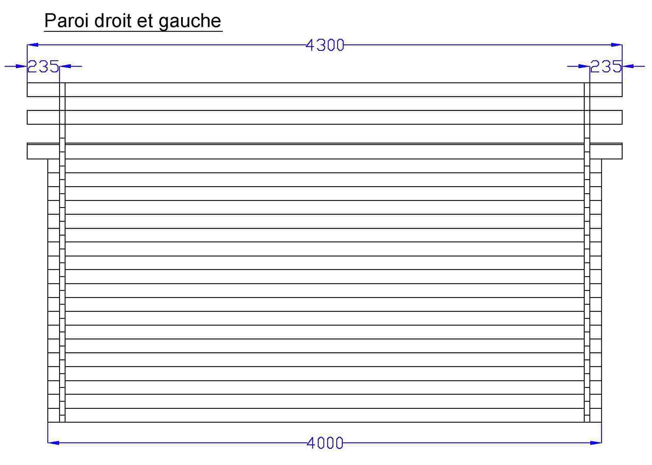 vue arrier chalet bois kit agate