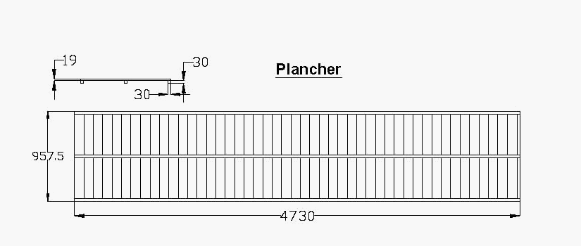 plan facade abri AGATE